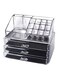 Generic Acrylic Jewellery And Makeup Organizer Clear/Black