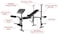 Max Strength All-In-One Exercise Bench Multi Function Bench Multi Option Weight Lifting Bench With Butterfly &amp; Preacher Curl