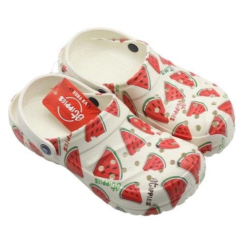 Hippies Printed Crocs Assorted Size 38