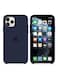 Generic Protective Silicone Case Cover For Apple iPhone 12 Pro 6.1Inch Deep Blue