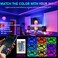 SKY-TOUCH 10M LED Strip Lights Works with Alexa Google Home, Wireless Smart App Control RGB Light Strip Kit Music Sync for Room TV Kitchen Home Party, 16 Million Colors, Easy Install