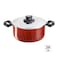 Tefal C3045485 Tempo Flamme Dutch Oven With Lid 30cm Black/Red