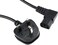 IEC C13 90 Degree to UK Plug Kettle Lead L type Cable (2M)