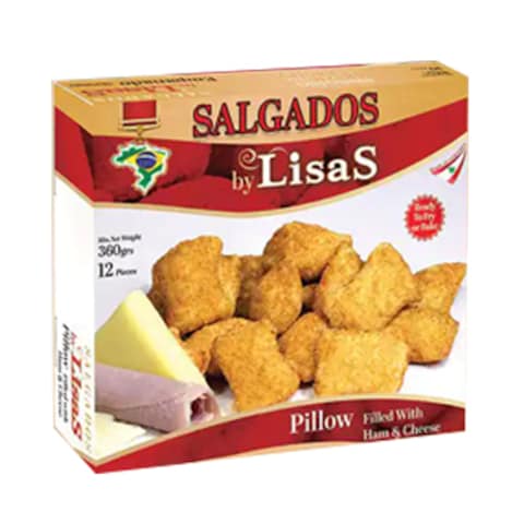 Lisas Pillows Cheese  and Ham 360GR