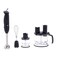 Braun Hand Blender With 1.5L Food Processor and 350ml Chopper, 21 Speeds, 1000W, Black