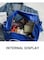 Mei Stylish Large Capacity Unisex Sports Gym Travel  Duffle Bag with Shoulder Strap, Blue