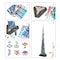 3D PUZZLES BURJ KHALIFA MC133H