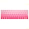 Ozone - English Keyboard Skin UK Layout For MacBook Pro 13'' 15 '' A1706/A1707 with Touch Bar - Gradient Pink