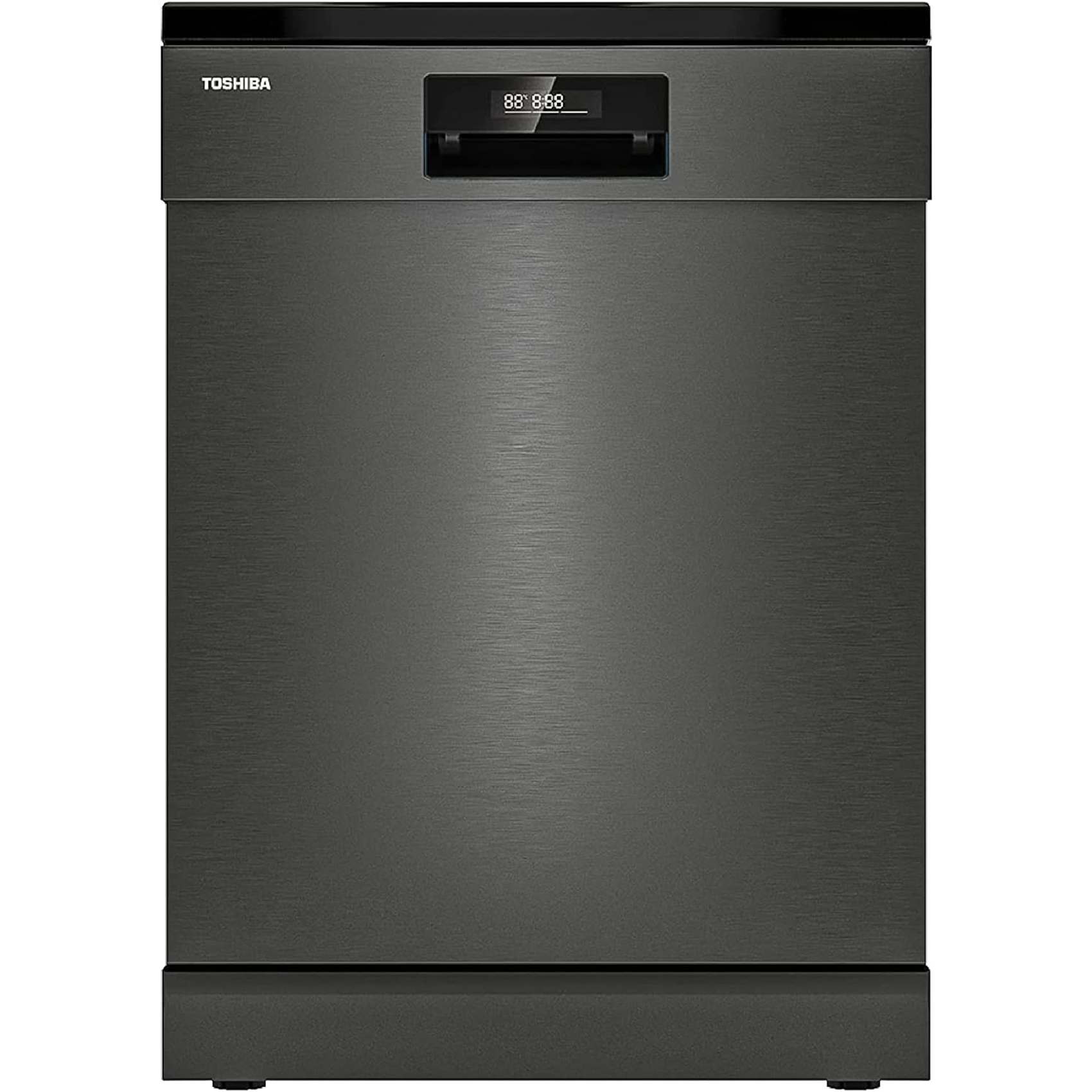 Toshiba 15 Place Settings, 3 Layer basket, Origin Inverter, 8 Programmes, 4 Functions Dishwasher Black DW-15F3ME(BS)