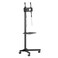 Porodo PD-TVCRT-BK Mobile TV Stands Dynamic Swivel &amp; Tilt (Adjustable Height) For 23"-60" Inch TVs