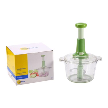 My choice Salad Maker Green And Clear 2L