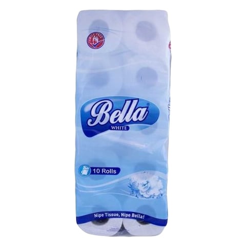 Bella Toilet Paper White 10 Pack