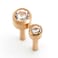 Caflon Singles Birthstone, Mini Crystal Gold Plated Earring