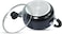Homeway 28cm Cooking Pot With Glass Lid, 3mm Thickness, Induction Friendly, Soft Touch Bakelite Handles, 3 Layer Non-Stick Coating, HW252, Black
