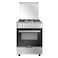 Westpoint Gas Cooker WCE6640HDFS Silver/Black 60cm
