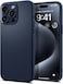 Spigen Liquid Air designed for iPhone 15 Pro Max case cover - Navy Blue