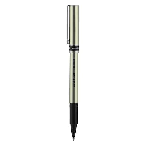 Buy Uni-ball Deluxe Fine Point Rollerball Pens Black 12 PCS in UAE