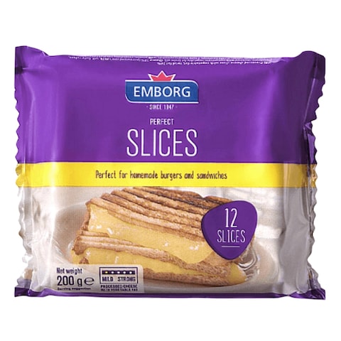 Emborg Processed Cheese Perfect Slices 200G