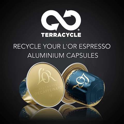 L&#39;Or Espresso Ristretto Decaffeinato Intensity 9 Coffee Capsules 10 Capsules