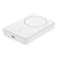 Belkin Magnetic Wireless Power Bank with Kickstand for iPhone 16, 15, 14, 13, 12 Series, White, 5000mAh