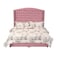 In House Maldives Velvet Bed Frame - King - 200x200 cm - Light Pink