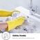 ZALCOON Household Rubber cleaning gloves yellow Large for Household,Reuseable dishwashing gloves for Kitchen.