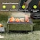 Royalford Barbecue Stand With Grill, Rf10361 - Durable Stainless-Steel Construction, Portable Folding Charcoal BBQ Grill For Outdoor Picnic Garden Terrace Camping Trip