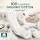 Carefree 100% Organic Cotton Liners Dermatologically Tested Fragrance Free Long Size 24 Liners
