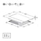 BOJ GH 3160XS, 4 Burner Built In Stainless Steel Gas HOB With Auto Ignition, Safety Device, 3 Gas Burners + 1 Triple Flame Burner, Cost-Iron Pan Support, Inox Capped Knobs, Silver, Size ( 60 x 60 )cm