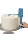 Ronadful - Cake Scraper Smoother Adjustable Fondant Spatulas Cake Edge Smoother Cream Decorating Kitchen Cake Tool Blue