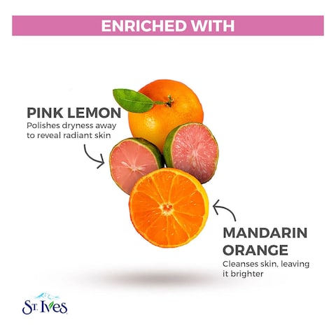 St. Ives Radiant Skin Pink Lemon And Mandarin Orange Scrub 177ml