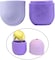 Roller Face Massager,Reduce Acne Beauty Tool Ice Globe Contour Lifting Tool Ice Balls Mould Silicone Ice Cube Tray Facial(Purple)