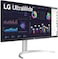 LG 34WQ650 34 Inch, 21:9 UltraWide, Full HD, IPS Monitor With USB Type-C, HDMI, DP, Speaker, Height Adjust Stand, White