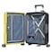 Eminent Vertica Hard Case Travel Bag Cabin Luggage Trolley Polypropylene Lightweight Suitcase 4 Quiet Double Spinner Wheels With Tsa Lock B0006M Yellow Black