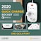 LDNIO SC4407 New Model Defender Series Qualcomm 3.0 Quick Charge 4 Ways Socket 4 USB with one QC 3.0 Port Multifunction Power Surge Protector 2 metres Cord
