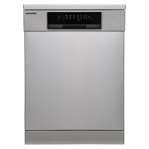 Daewoo Freestanding Dishwasher With 15 Place Settings DDW-Z1513S Silver