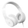Motorola Moto XT120 Over-Ear Wired Headphones With Mic Titanium White