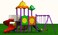 Rainbow Toys, Outdoor Children Playground Garden Fitness Exercise Play Set Villa Garden Furniture Product Area Dimension: 600&times;400&times;340cm