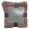 LA Collection 550 GSM Cotton Viscose Face Towels Mid Rose 30x30cm 4 PCS