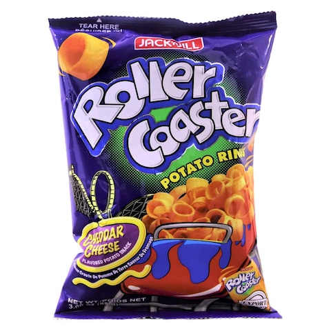 Jack&#39;n Jill Roller Coaster Cheddar Cheese Potato Rings 85g