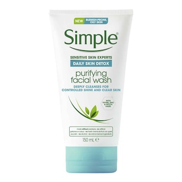 Simple Detox Purify Face Wash 150Ml