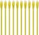 Cat 6 Ethernet Cable 2M  Patch Cable, Ethernet Cable, Network Cable, Internet Cable - 2 METER yellow - 10 PCS - DKURVE&reg;