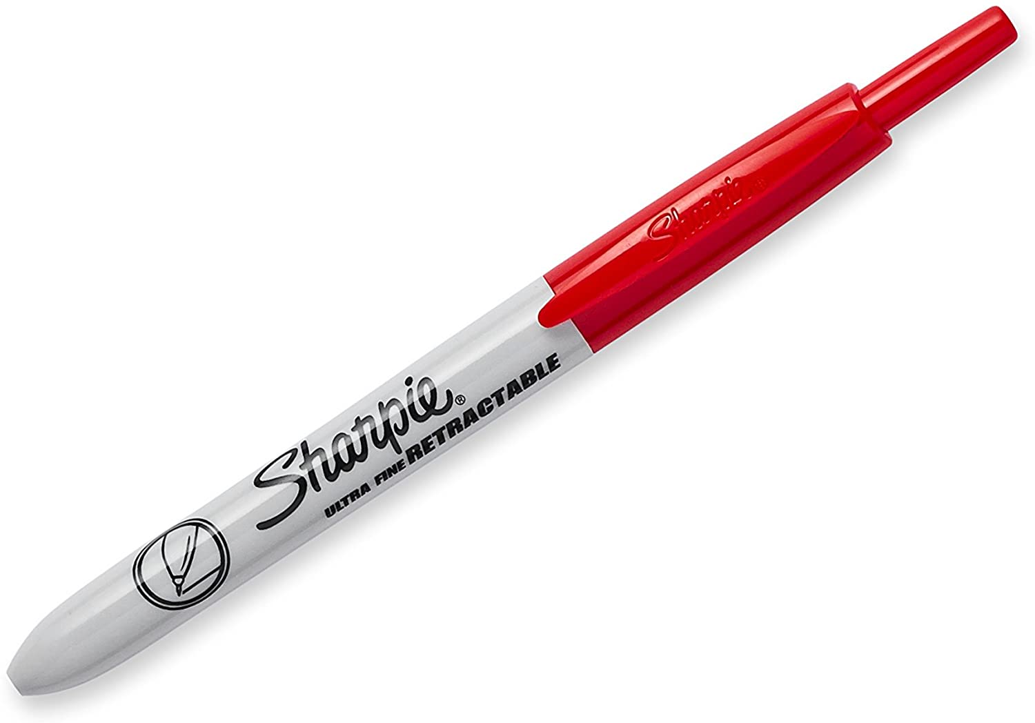 Buy Sharpie Retractable Permanent Marker Red Online | Carrefour UAE