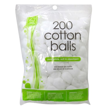 Uncle Bills Cotton Balls 200 Pieces