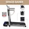 Sky Land Fitness 2 In 1 Foldable Treadmill Walking Pad 4 HP Peak, 12 Programs, With Large Running Surface And App Control, Easy To Assemble, EM 1287 G, Gray