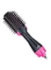 Generic - 3-In-1 Hot Air Brush Black/Pink