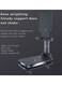O Ozone Foldable Desktop Phone Holder Tablet Stand 4.33X2.59X0.94Inch Black