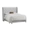 In House Roma Velvet Bed Frame - Queen - 200x160 cm - White