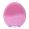 Ares Uluna Silicone Facial Cleansing Brush (Pink), USB Charge, 700Mah Battery, Sonic Tech Vibration With 7000 Times/Min, 9 Vibration Intensitives, Waterproof Ipx7, Made Of Skin-Friendly Silicone
