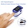Generic-Blue Digital Fingertip Oximeter LED Display Blood Oxygen Sensor Saturation SpO2 Pulse Rate Monitor Measurement with LED Color Screen